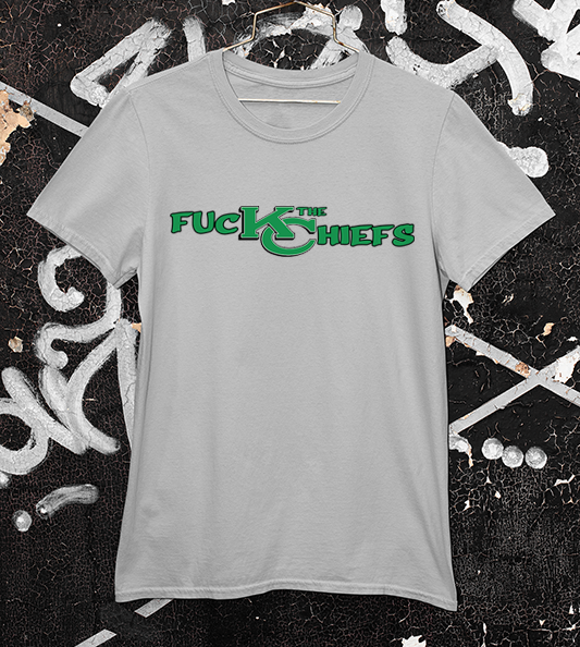 fuck The Chiefs Grey Tee