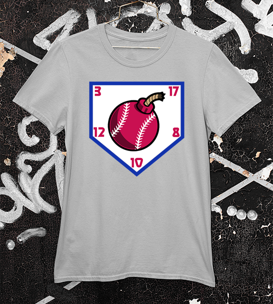 Phillies Bomb Squad tee in Grey