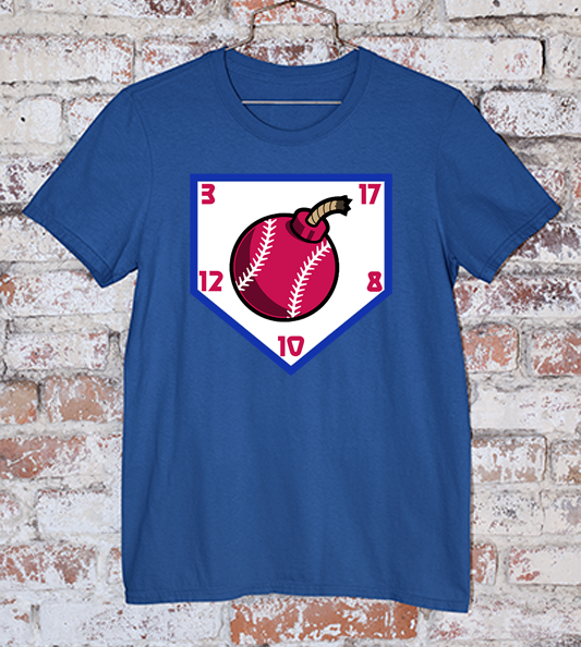 Phillies Bomb Squad tee in Navy