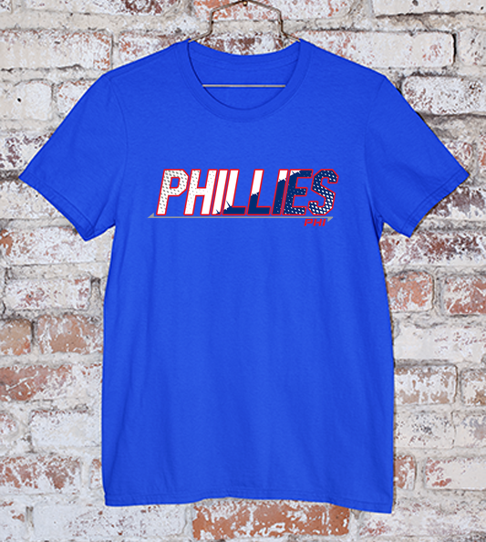 Phillies Diamond Series tee in royal blue