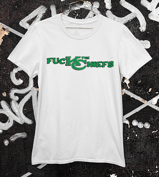 Fuck the Chiefs White Tee
