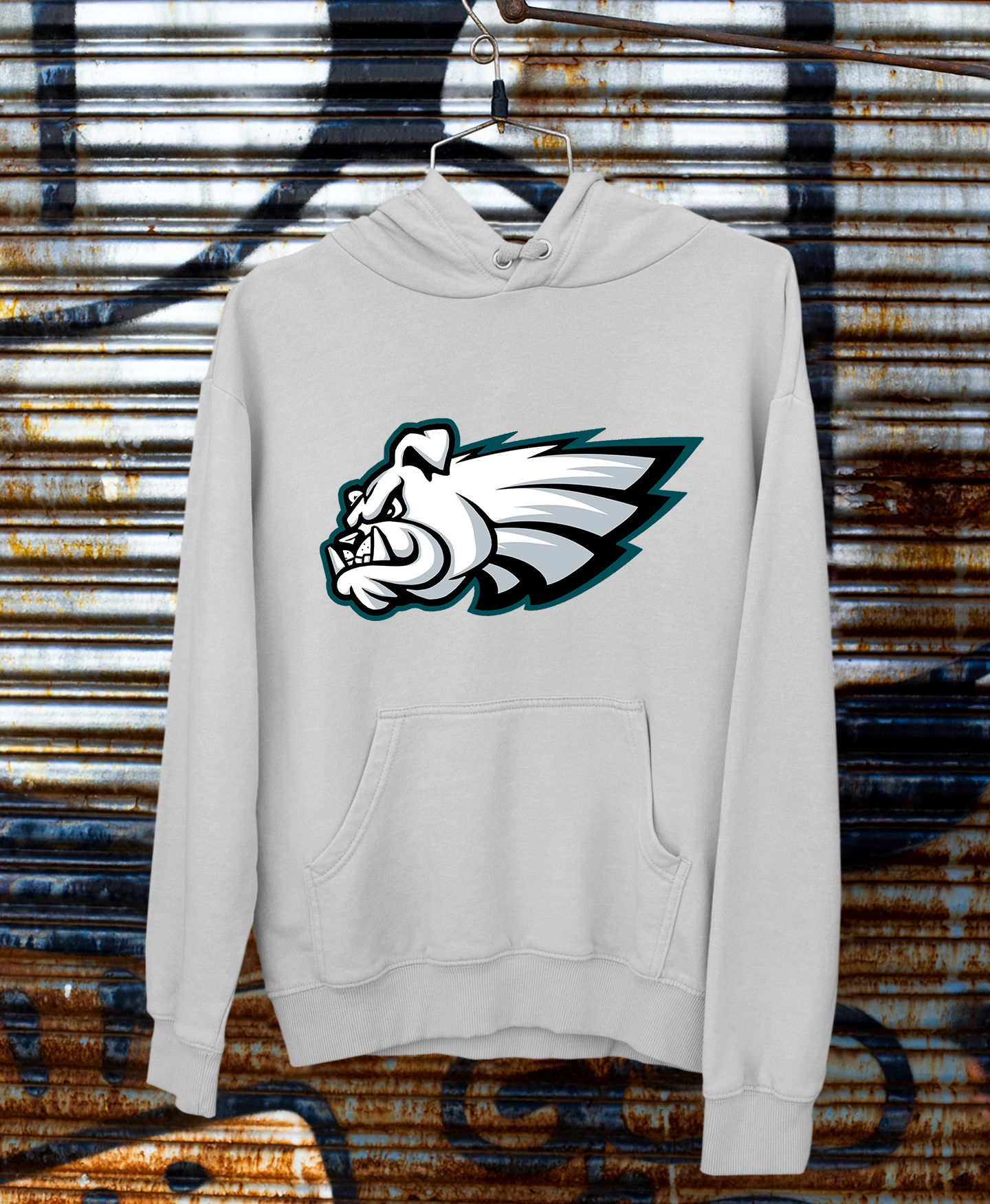 Philly Bulldogs Light Grey Hoodie