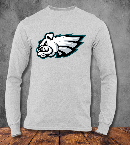 Philly Bulldogs Grey Long Sleeve Tee