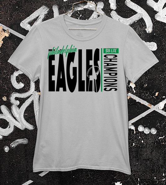 Super Bowl LIX Eagles Championship Grey Tee