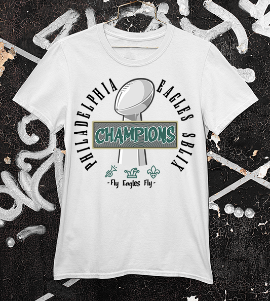 SBLIX Champions Eagles White Tee