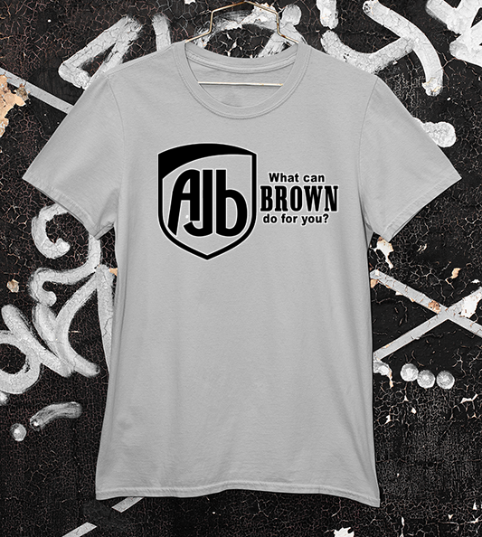 AJ Brown - UPS style tee shirt in grey