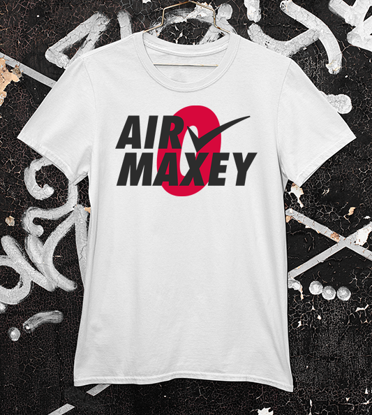 Air Maxey Nike Logo Tee in white