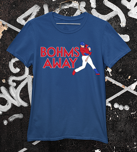 Alec Bohm "Bohm's Away" Tee in Navy