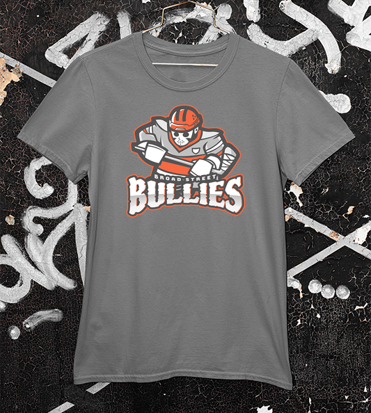 Flyers Broad Street Bullies dar grey t shirt