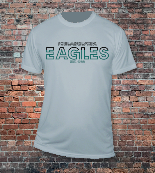    Eagles Neon Series performance tee in silver