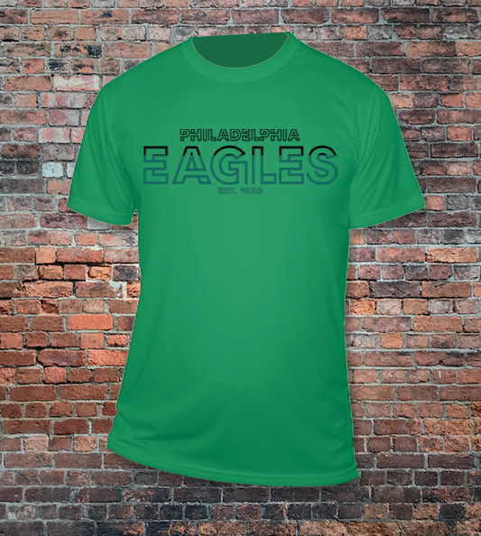    Eagles Neon Series performance tee in kelly green