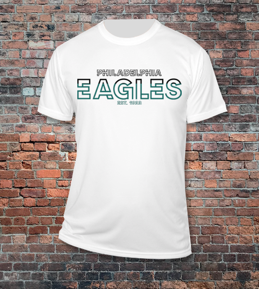    Eagles Neon Series performance tee in white