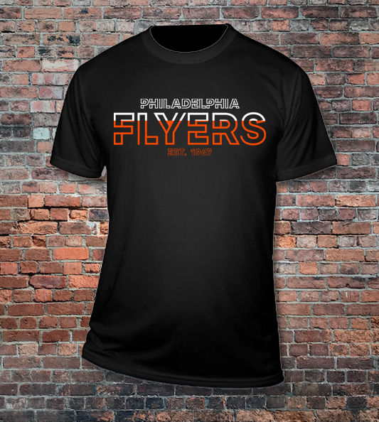 Flyers Neon Series performance tee in black