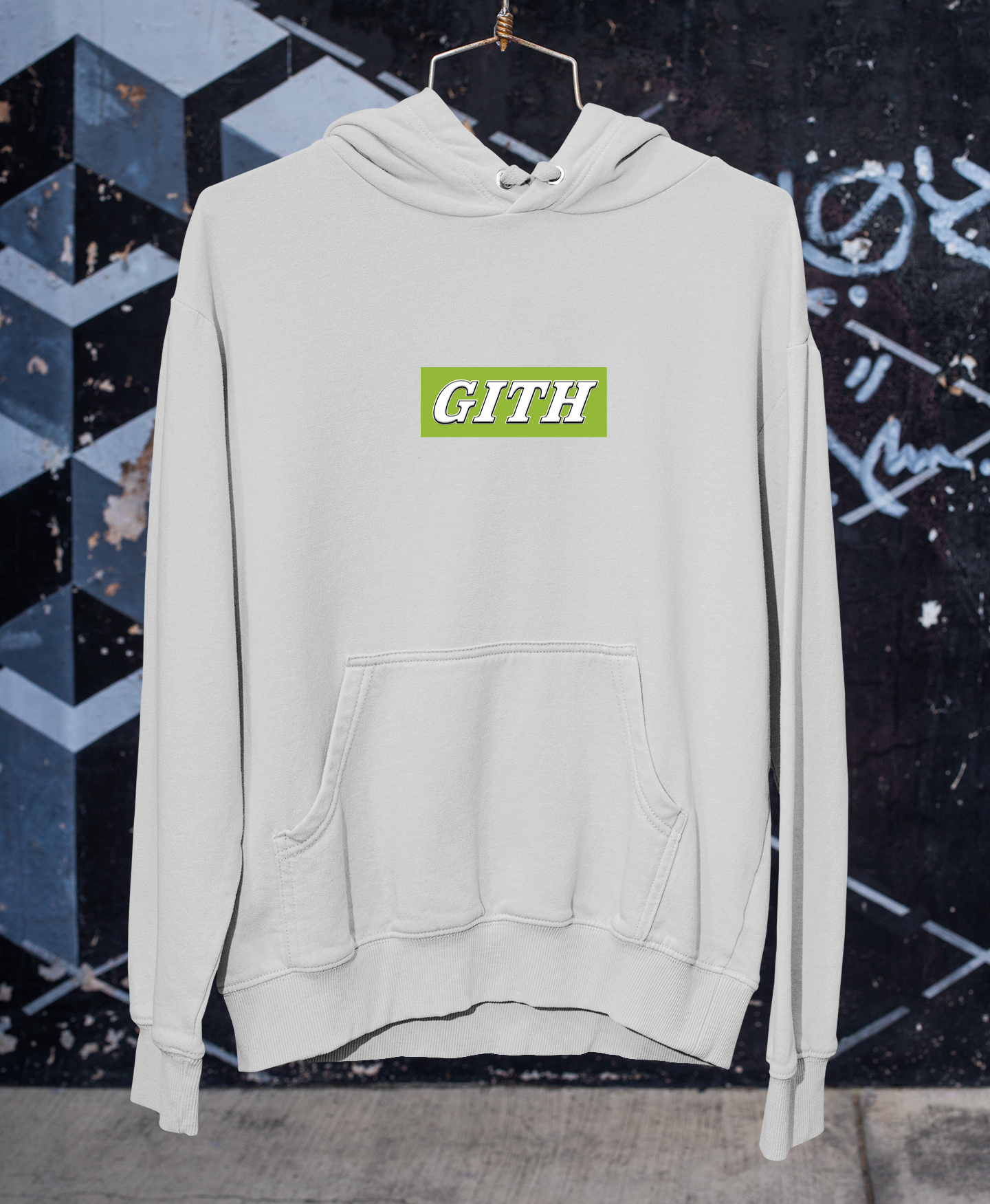 Get in the hole light grey hoodie