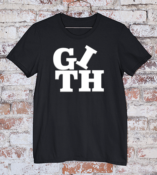 Get in the Hole Podcast tee in black