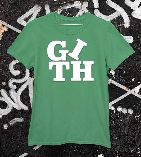 Get in the Hole Podcast tee in green