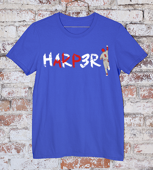 Phillies Bryce Harper MVP 2021 Blue shirt