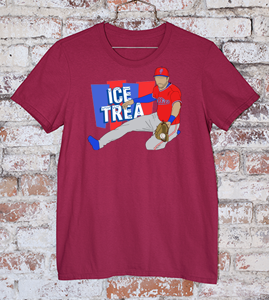 Ice Trea Turner maroon tee