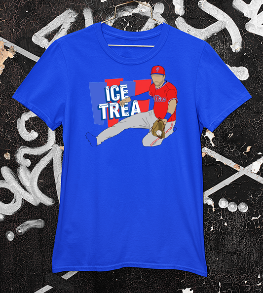 Ice Trea Turner blue tee