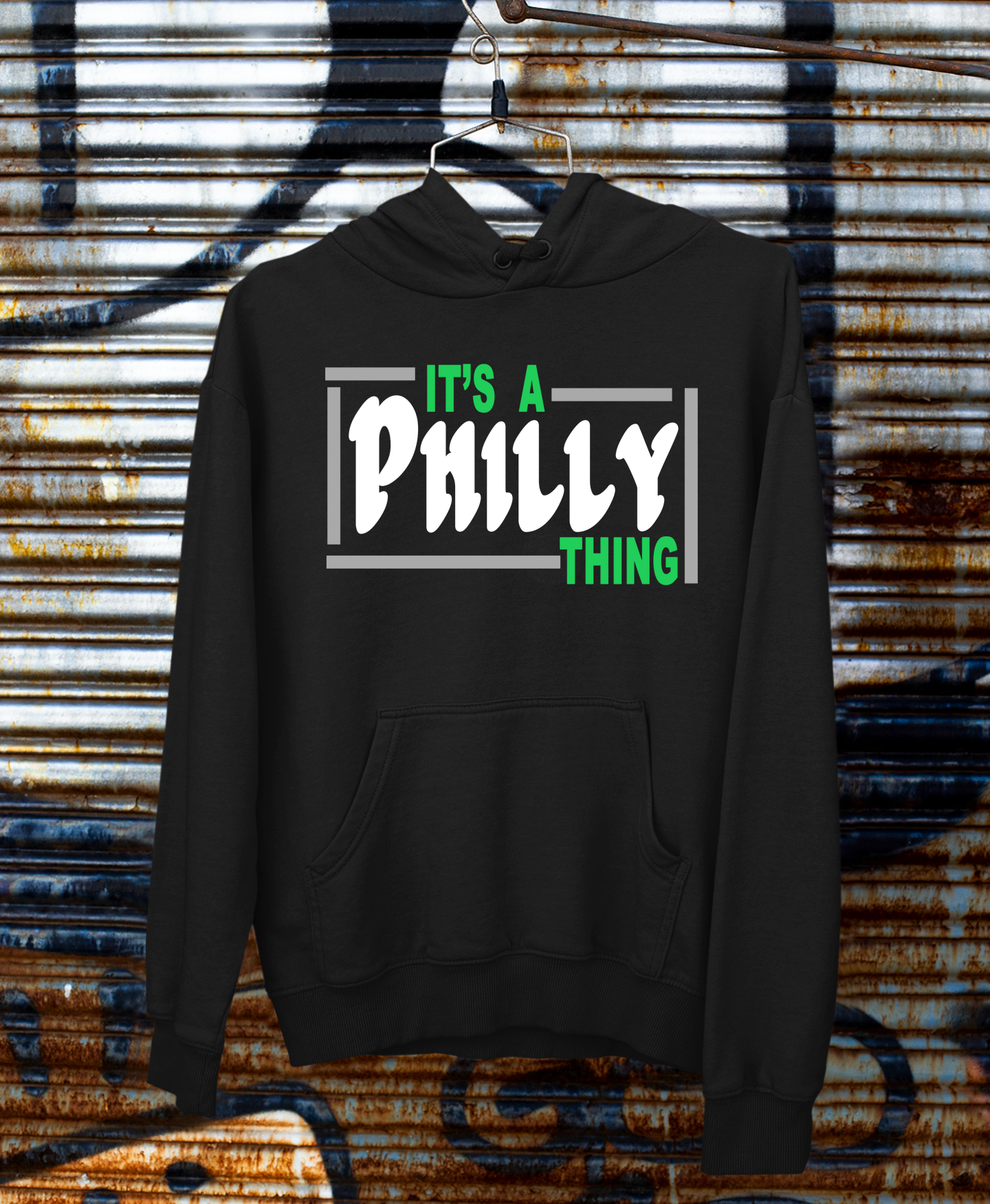 Its a Philly Thing hoodie in black