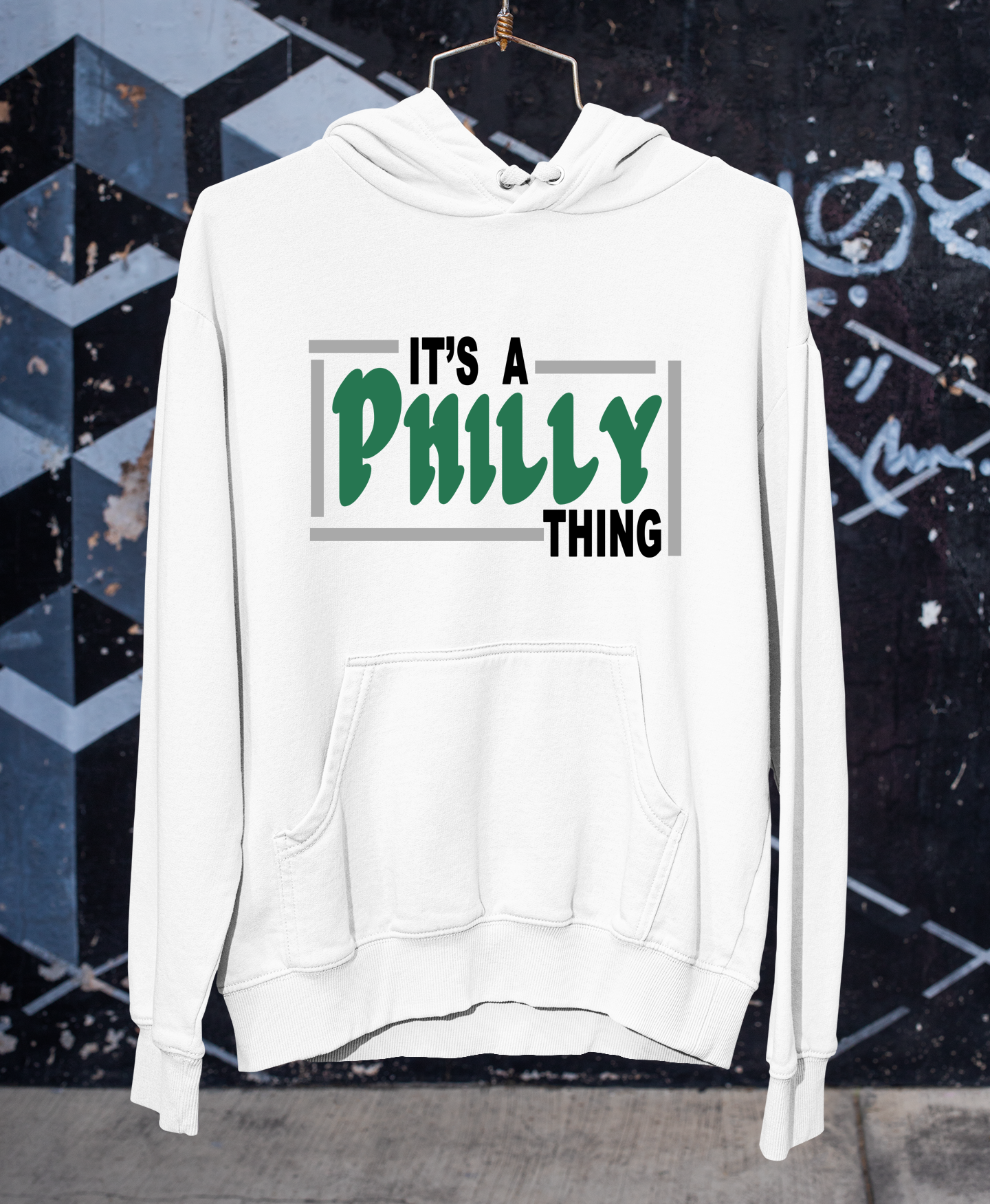 Its a Philly Thing hoodie in white