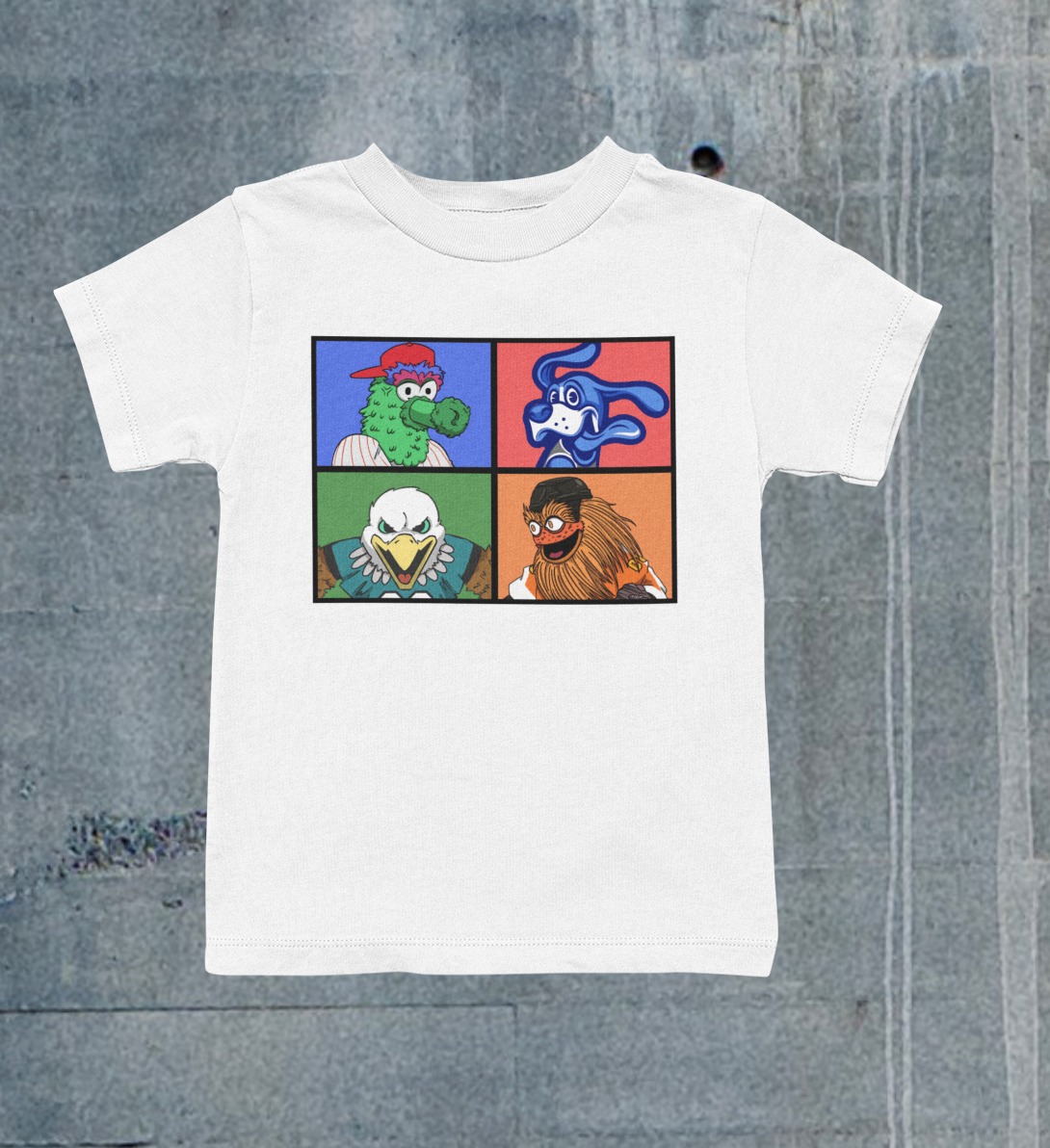 Philly mascots toddler tee