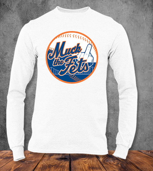 Muck the Fets Long Sleeve White Tee