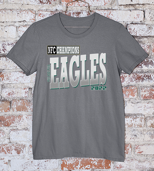 Eagles 2022 NFC Champion dark grey t shirt