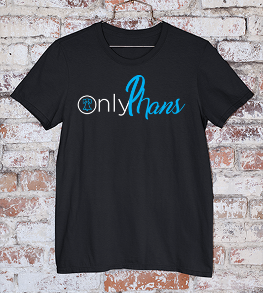 Only "Phans" Spoof Tee in Black