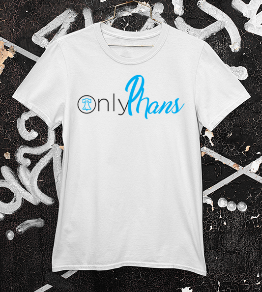 Only "Phans" Spoof Tee in White