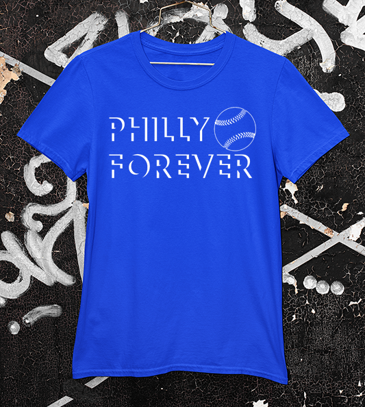 Phillies Forever Tee in Royal Blue