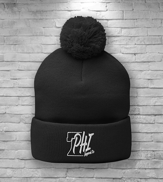 PHI logo Black Tailgate Beanie