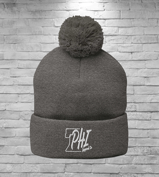 PHI logo Grey Tailgate Beanie