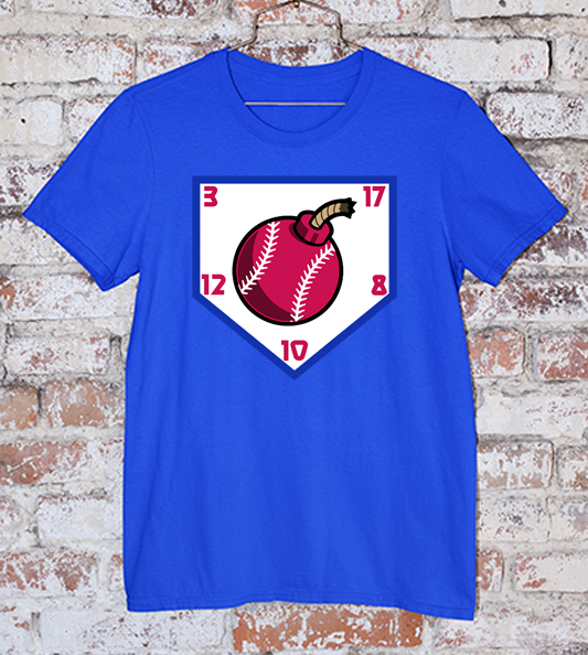    Phillies Bomb Squad tee in Royal Blue