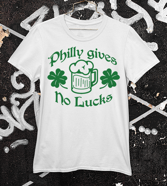 Philly Gives No Lucks white tee