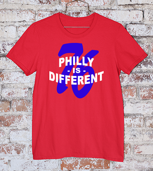 Philly is Different Tyrese Maxey Tee in white