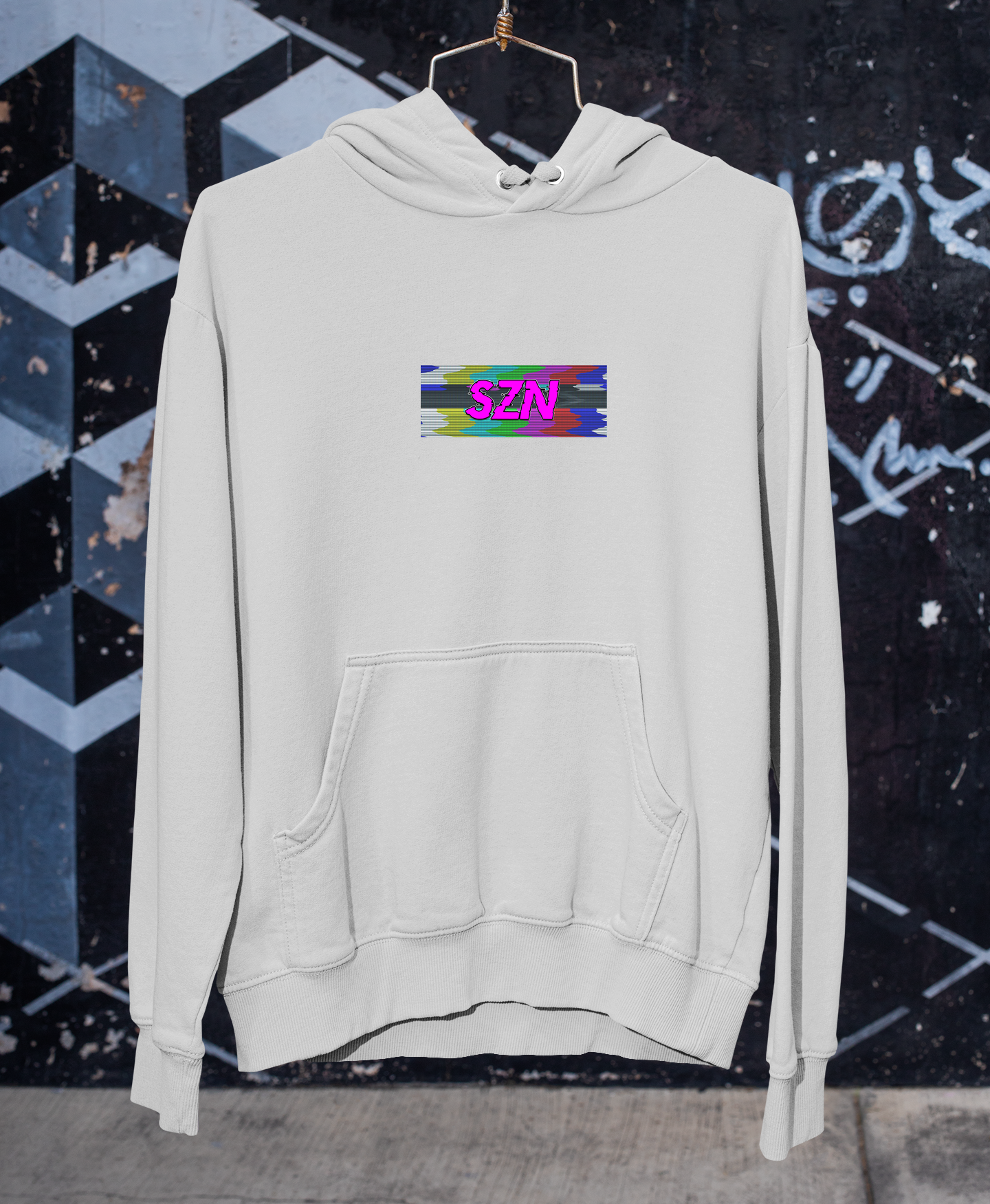 Streamer Szn podcast light grey hoodie