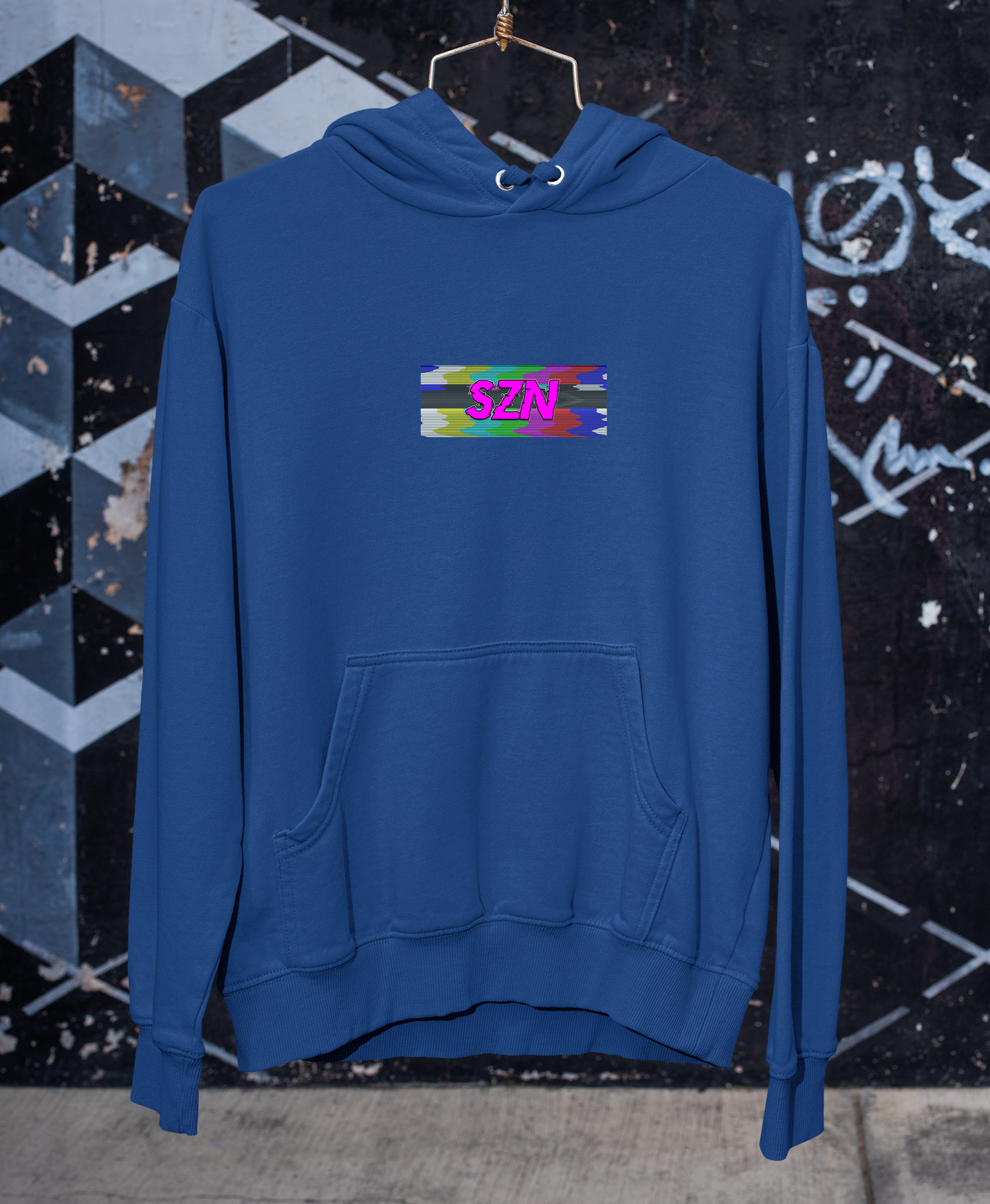 Streamer Szn podcast navy hoodie