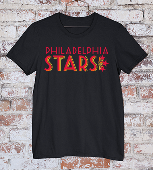 Philadelphia Stars USFL tee in black