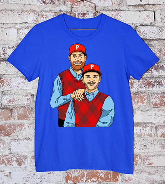 Phillies Blue Step Brothers Tee 