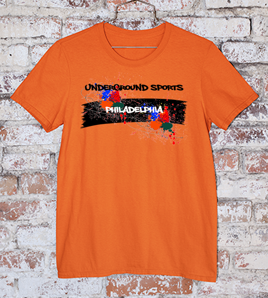 Underground Sports Philadelphia orange shirt