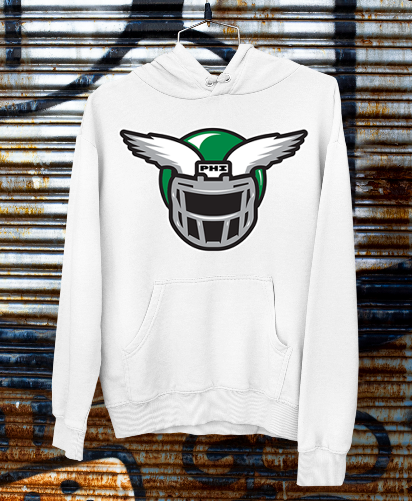 White Eagles Helmet Hoodie